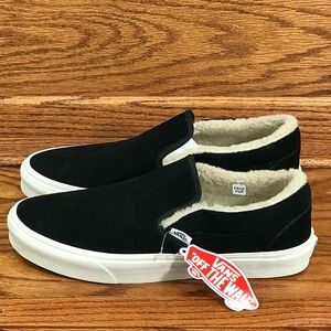 vans slip on suede fleece